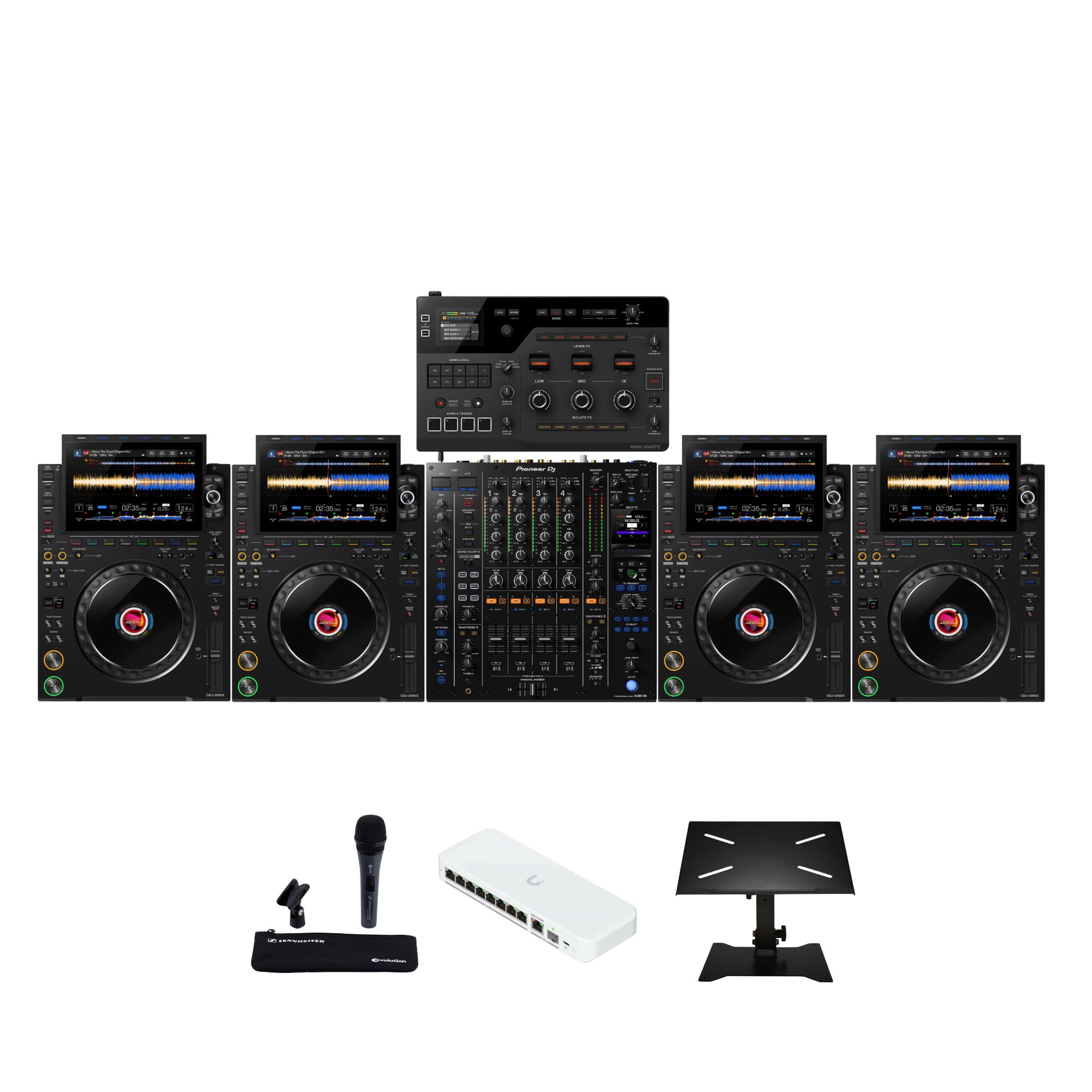 AlphaTheta _ Pioneer DJ SET - Club Professional mit DJ-Effektgerät mieten – Rundumevent