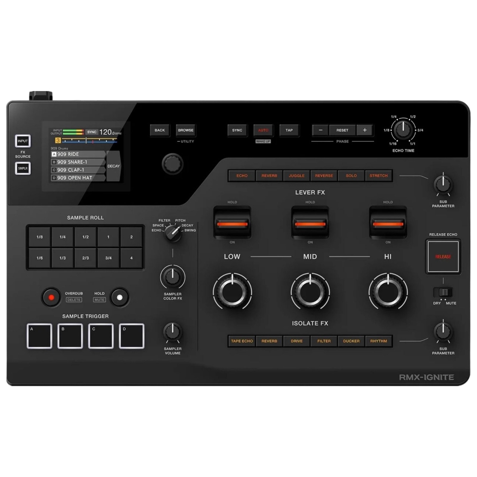 DJ Effekt – AlphaTheta RMX IGNITE mieten – Rundumevent