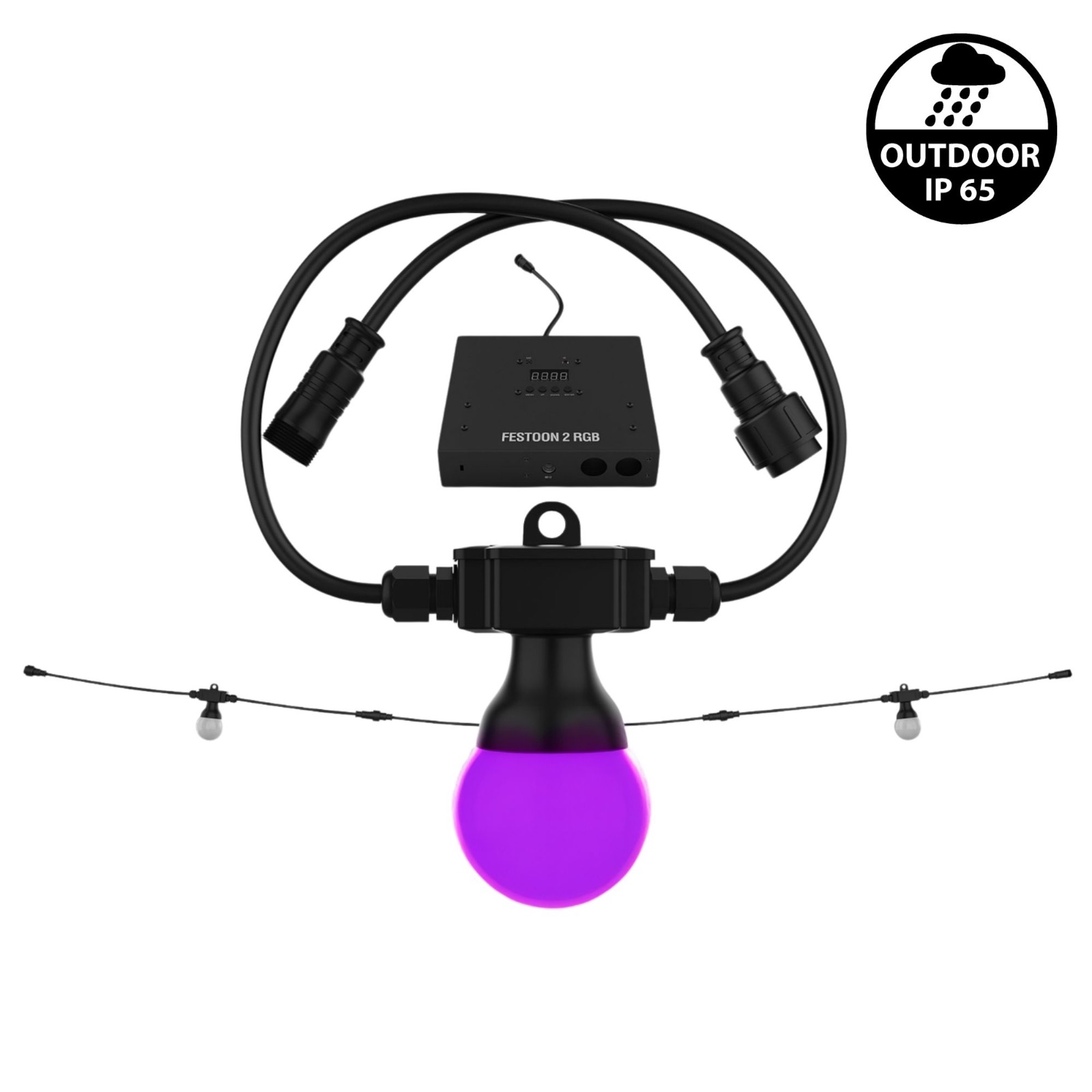 Lichterkette – Chauvet DJ Festoon 2 RGB mieten – Rundumevent