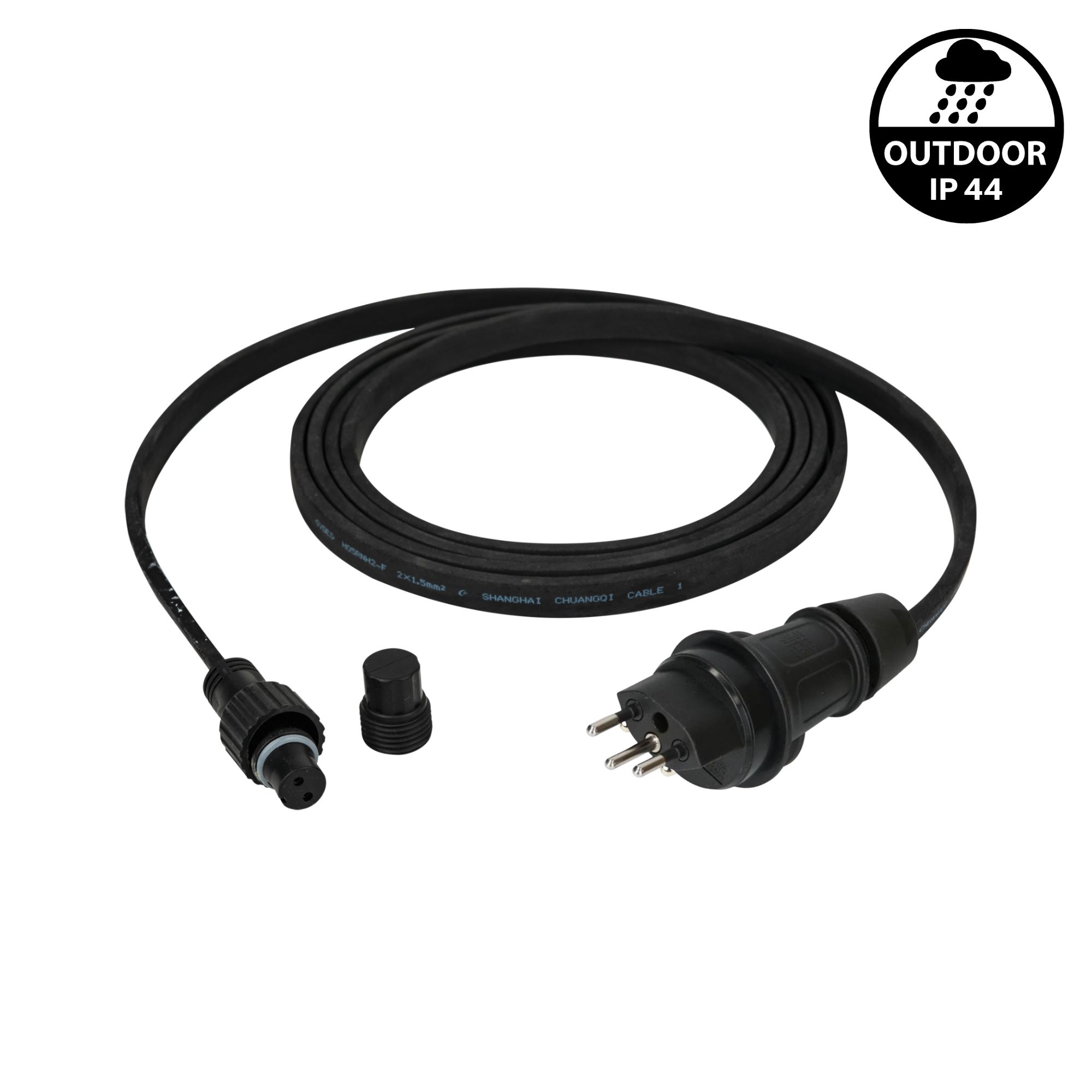 Lichterkette Outdoor IP 44  Netzkabel 3m mieten – Rundumevent