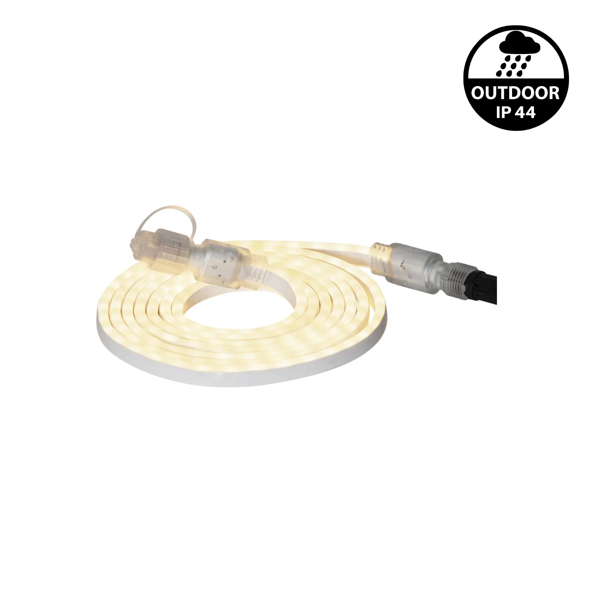 Lichtschlauch, 300x1cm Transparent, Warmweiss mieten – Rundumevent