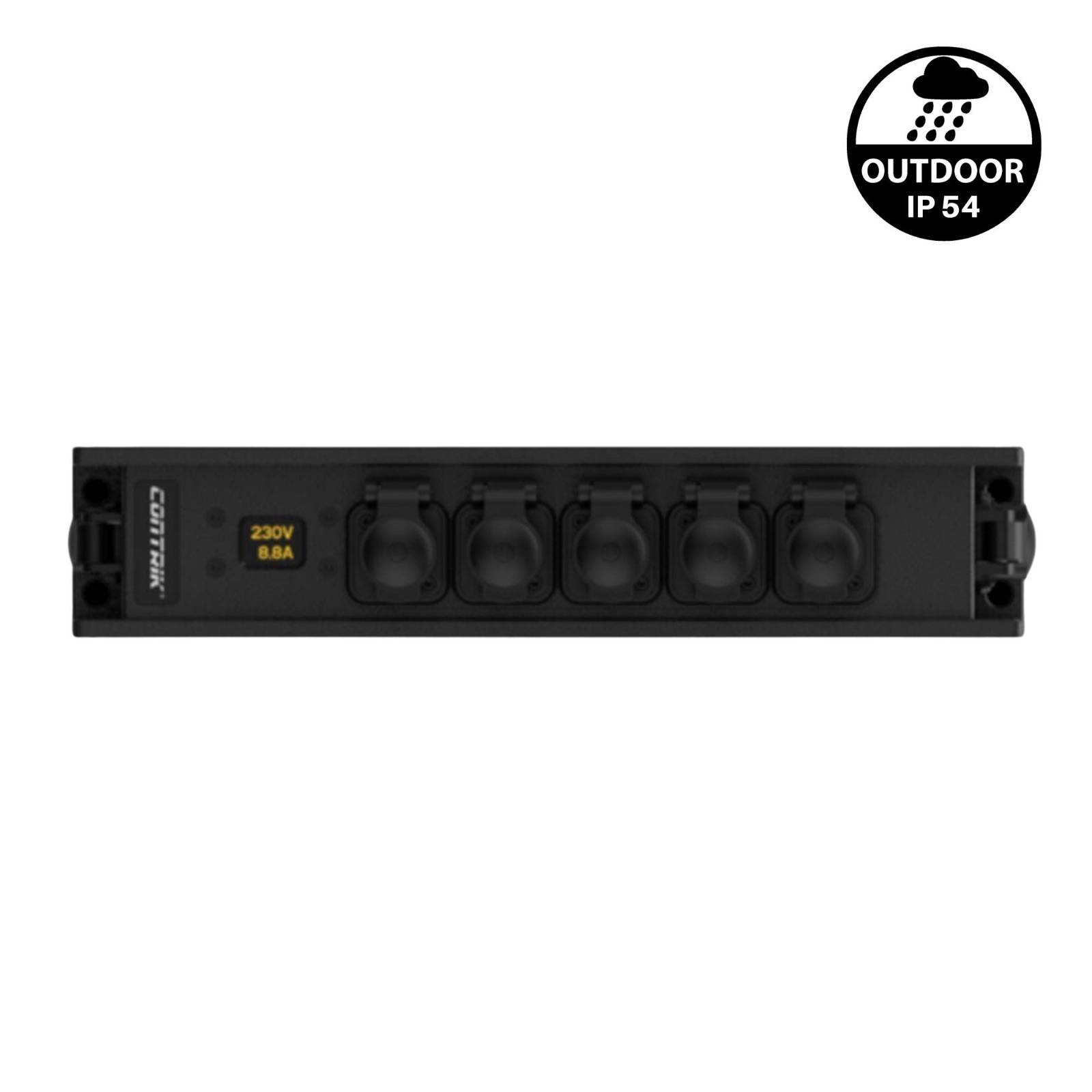 Mehrfachsteckdosenleiste –  5x True1 IP 54 mit Anzeige Contrik mieten – Rundumevent