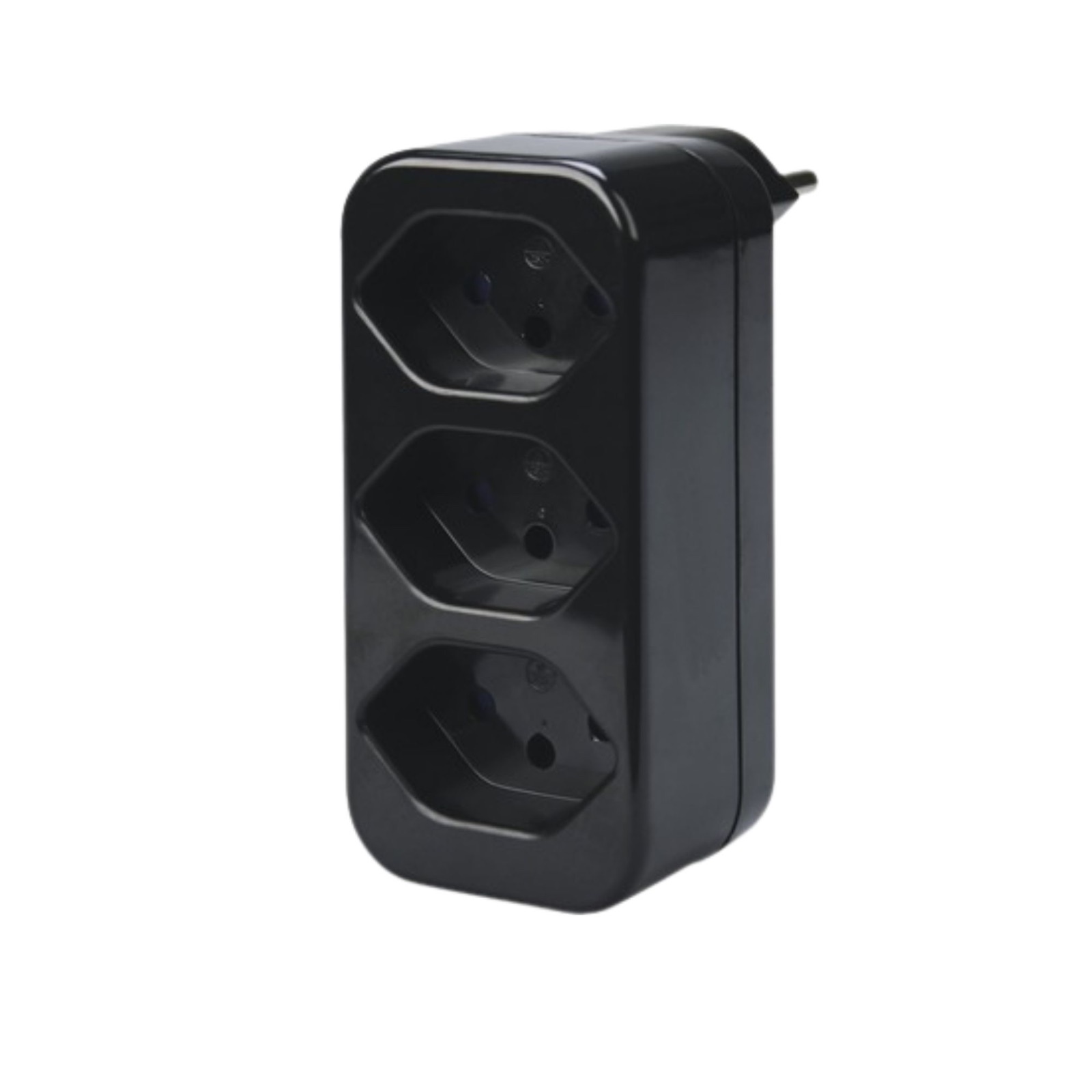 Mehrfachstecker – 3xT13 schwarz mieten – Rundumevent