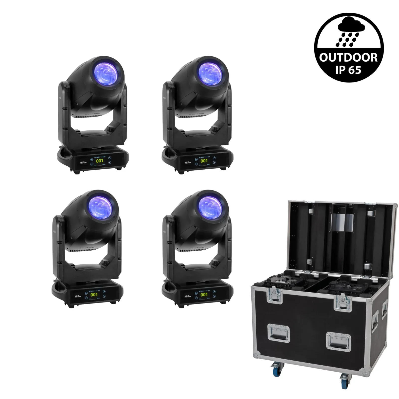 Moving Head Set mieten 4er mieten – Rundumevent