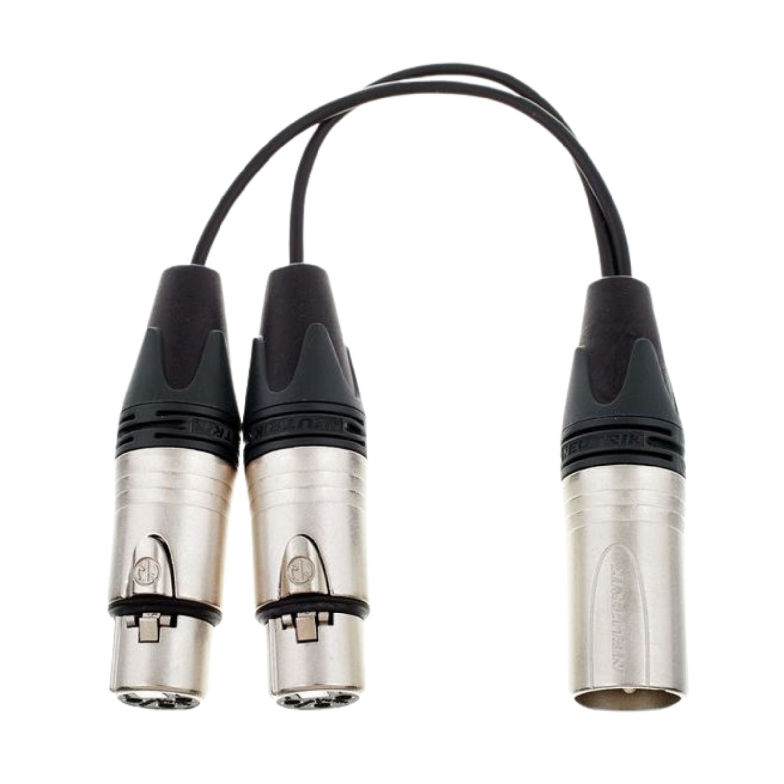 XLR Y-Splitter Kabel – 1xM auf 2xF mieten – Rundumevent
